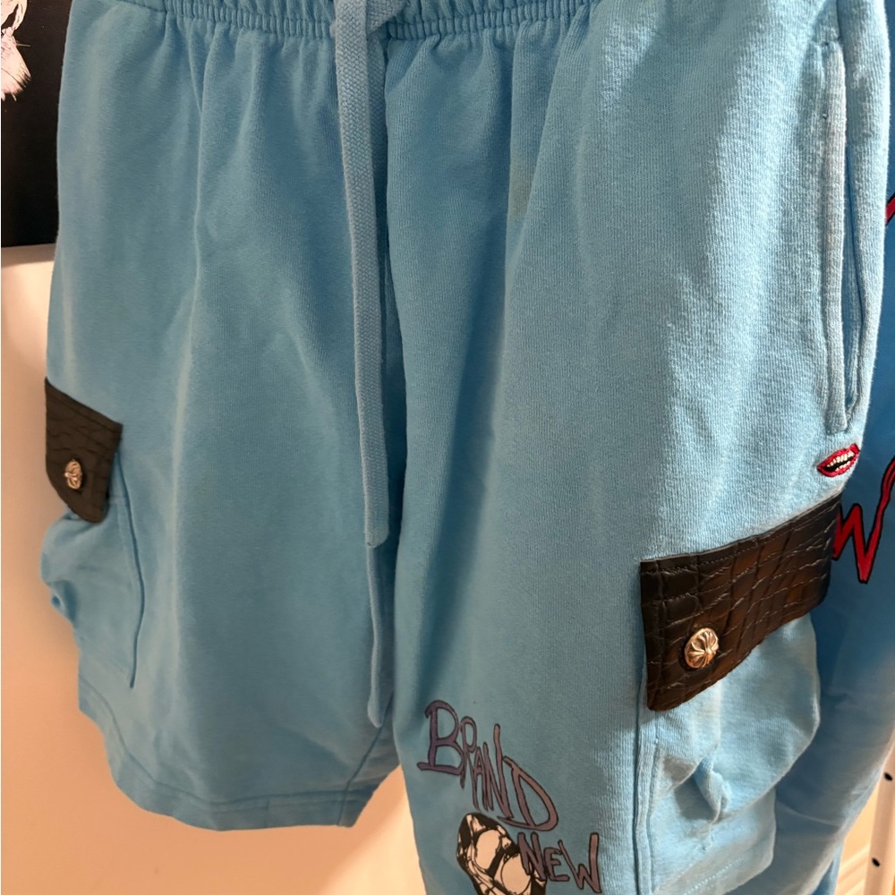 Chrome Hearts Blue Men's Shorts